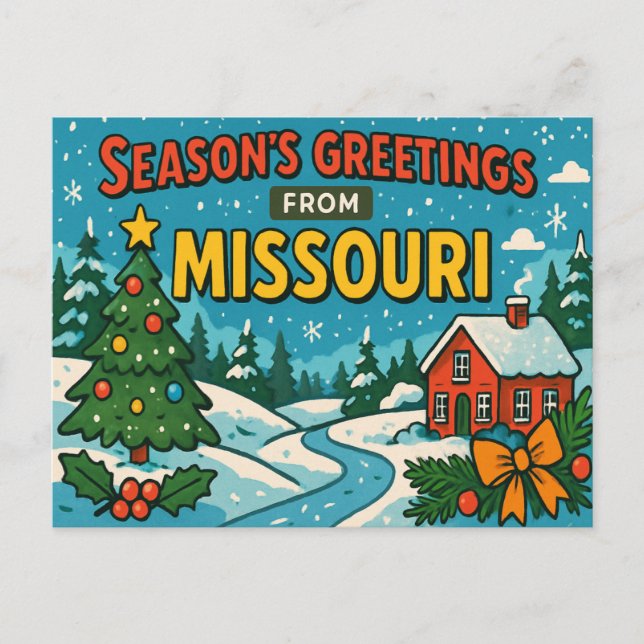 Cartão postal de MISSOURI (Frente)