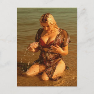 Cartão postal de modelo Bikini