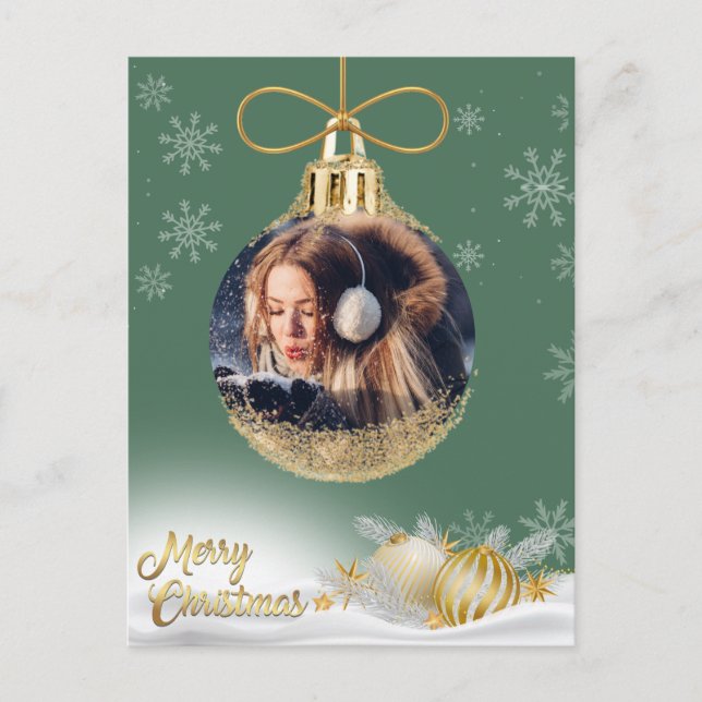 Cartão-postal de Modelo de Feriado (Frente)