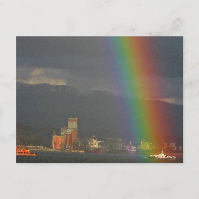 Cartão postal de momento Vancouver-Rainbow (Frente)