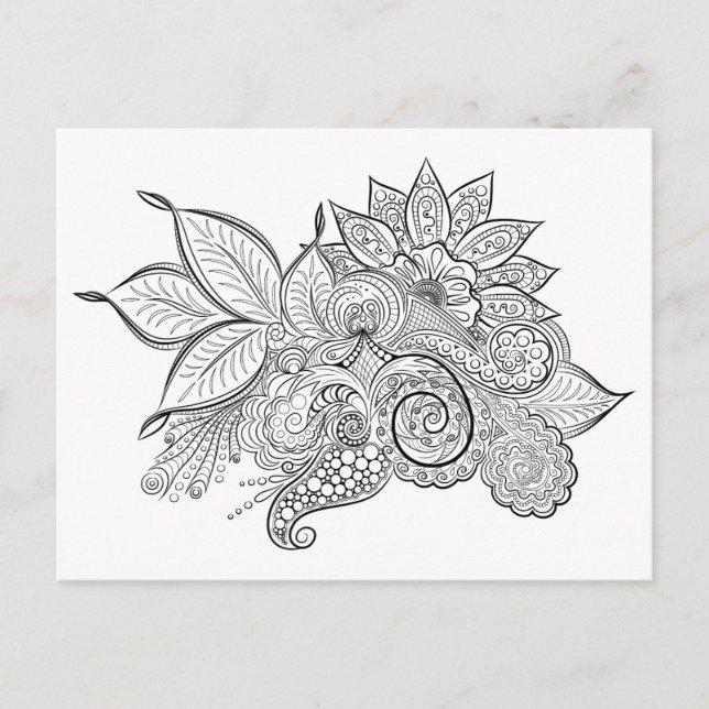 cartão postal de momentos de calmação (Frente)