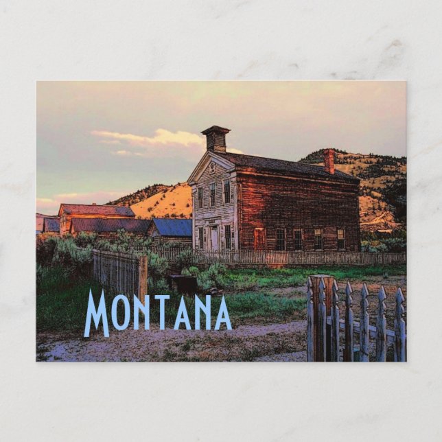Cartão postal de Montana (Frente)
