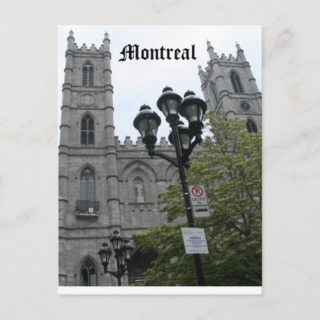 Cartão postal de Montreal (Frente)