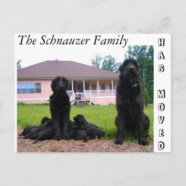 Cartão postal de mudança de endereço (Frente)