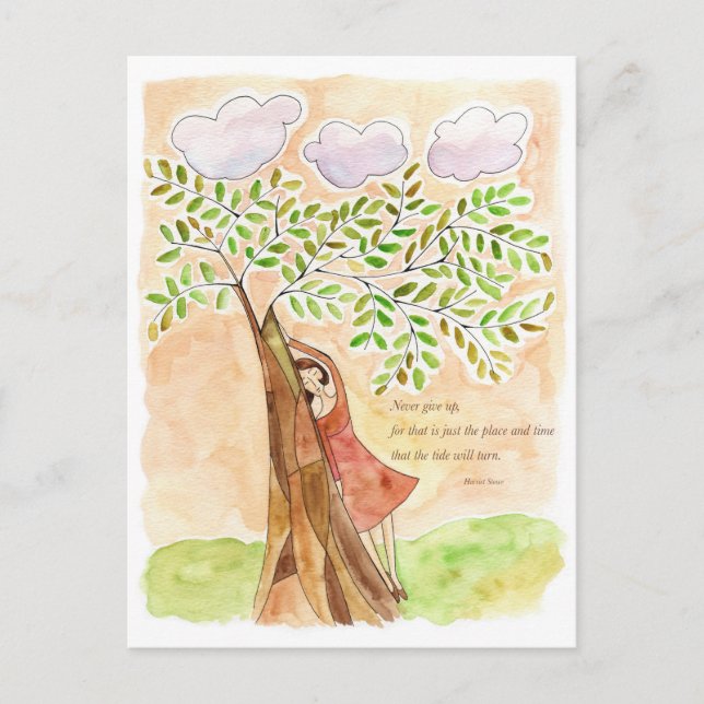 Cartão Postal de Mulheres Inspiradoras (Frente)