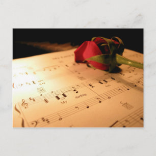 Cartão postal de música 28