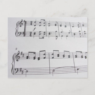 Cartão postal de música 32