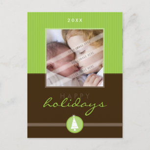 CARTÃO POSTAL DE na moda CHRISTMAS: stripedstitch 