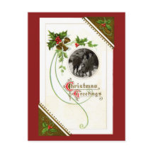 Cartão postal de natais vintages