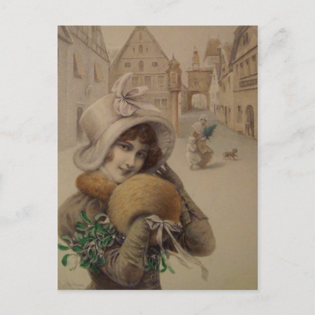 Cartão postal de natais vintages (Frente)