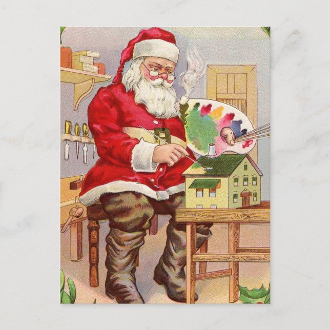 Cartão postal de natais vintages (Frente)