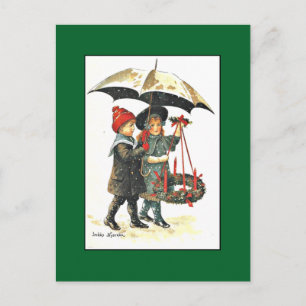 Cartão postal de natais vintages de Jenny Nystrom