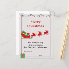 Cartão postal de Natal