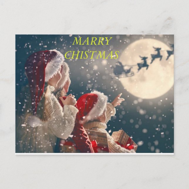 cartão postal de natal (Frente)