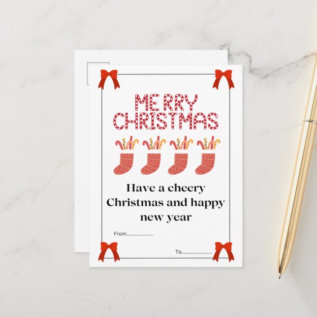 Cartão postal de Natal (Frente/Verso In Situ)