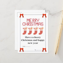 Cartão postal de Natal