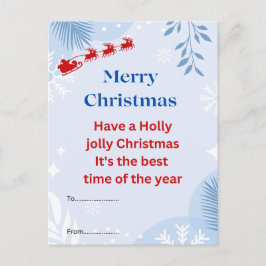 Cartão postal de Natal
