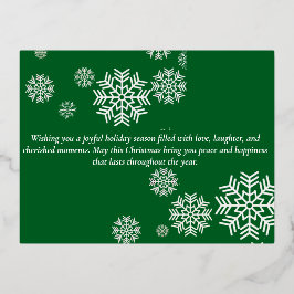 Cartão postal de Natal 10,8 cm x 14,2 cm com lâmin