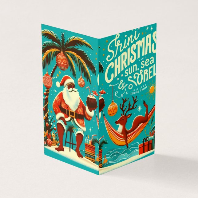 Cartão postal de Natal alegre (Exterior)