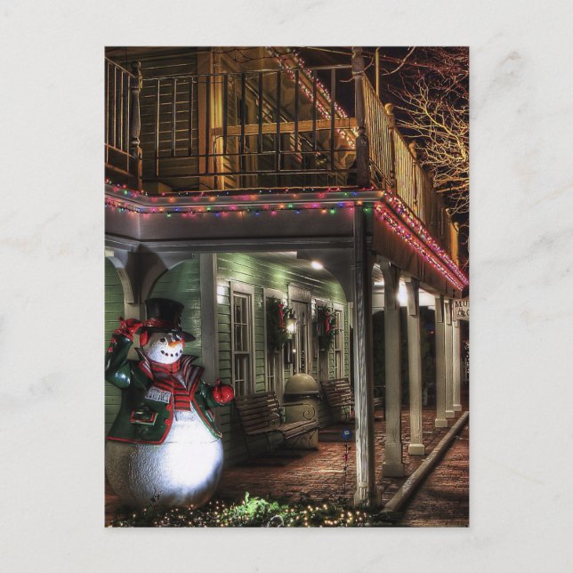 Cartão postal de Natal antigo (Frente)