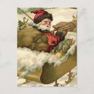 Cartão postal de Natal antigo