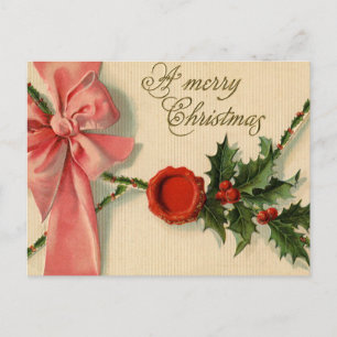 Cartão postal de Natal antigo