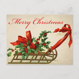 Cartão postal de Natal antigo