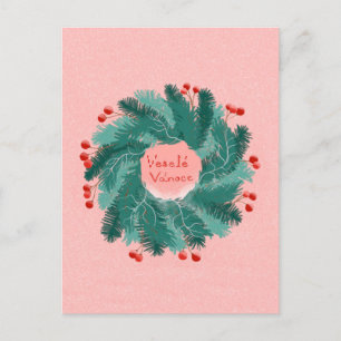 Cartão postal de Natal checo