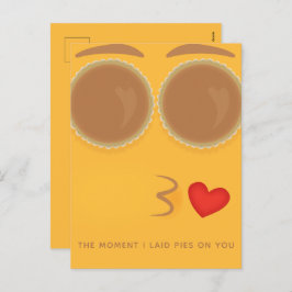 Cartão postal de Natal de Ação de Graças Pie Eyed