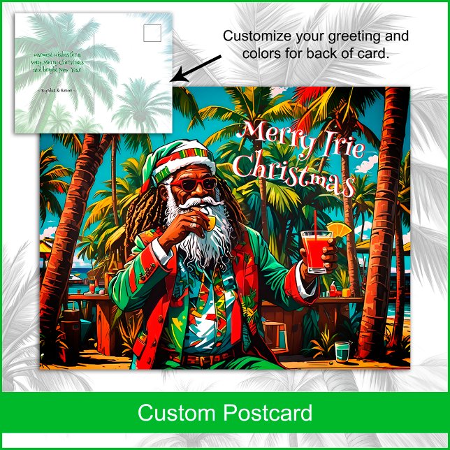 Cartão postal de Natal de Natal de Papais noeis Re (Click the button to Edit using the Design Tool to explore all the options you have for customizing.)