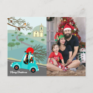 Cartão postal de Natal do Rooster Português
