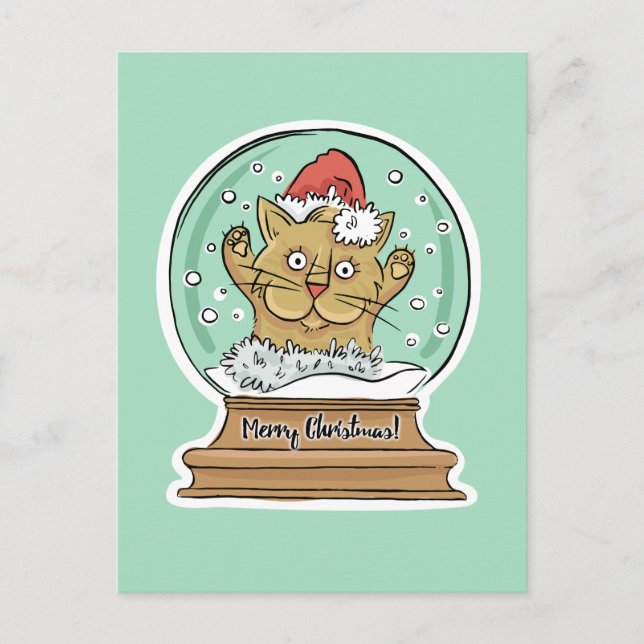 Cartão postal de Natal Engraçado (Frente)