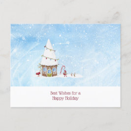 Cartão postal de Natal Feliz