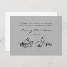 Cartão postal de Natal Feliz