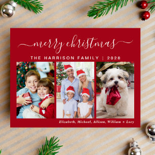 Cartão postal de Natal Feliz 3