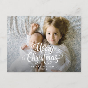 Cartão postal de Natal Holiday Winter Photo