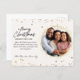 Cartão postal de Natal Merry Photos