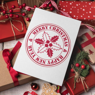 Cartão postal de Natal Mínimo Moderno e Merry
