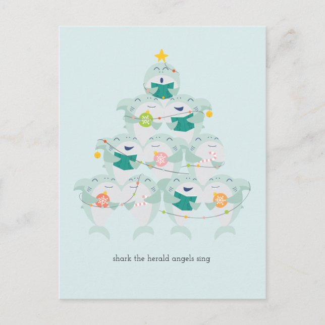 Cartão postal de Natal para o Coro de Tubarão (Frente)