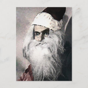 Cartão postal de Natal para Papais noeis Vintage 
