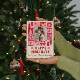 Cartão postal de Natal personalizado com imagem