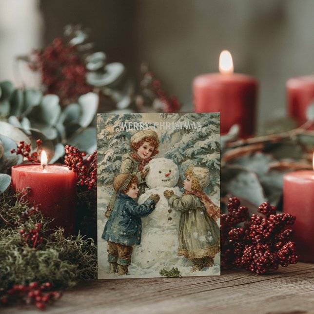 Cartão postal de Natal Vitoriano Antigo (Criador carregado)