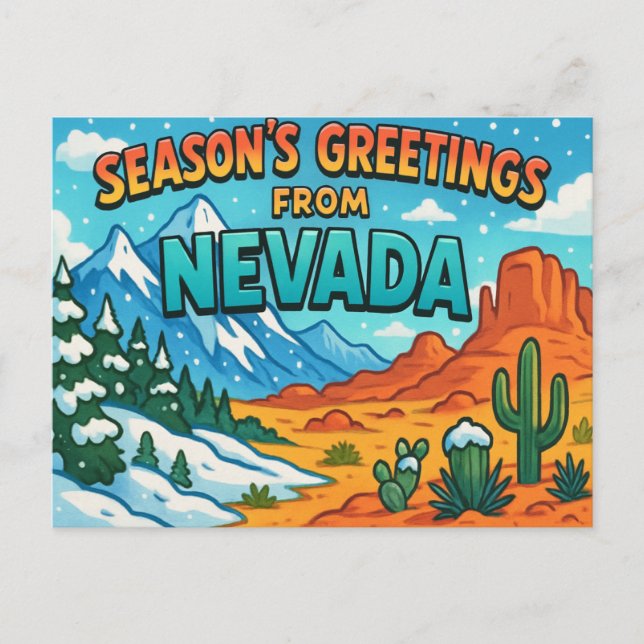 Cartão Postal de NEVADA (Frente)