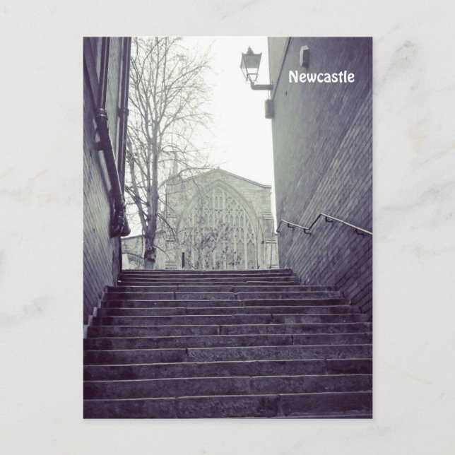 Cartão postal de Newcastle (Frente)