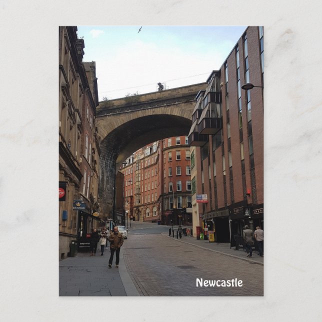 Cartão postal de Newcastle (Frente)