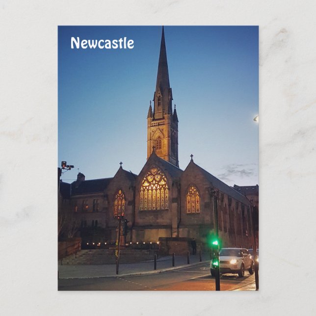 Cartão postal de Newcastle (Frente)