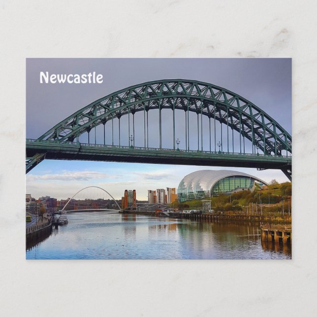 Cartão postal de Newcastle (Frente)
