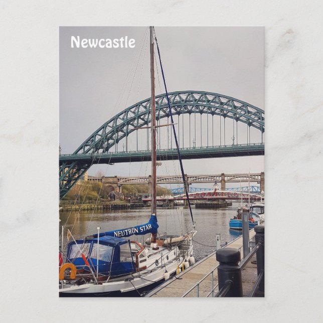 Cartão postal de Newcastle (Frente)