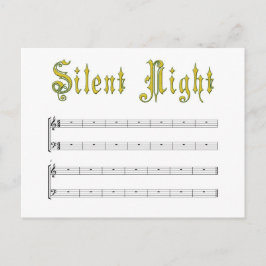 Cartão postal de noite silenciosa