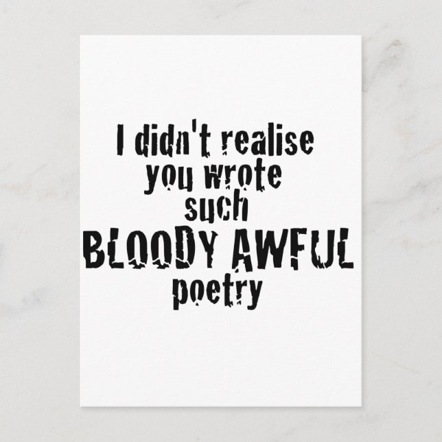 Cartão Postal Dê-Nos O Seu Dinheiro! (Frente)